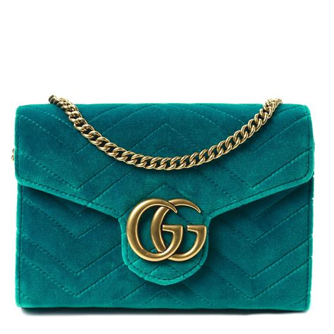 gucci velvet wallet on a chain|Gucci small wallet on chain.